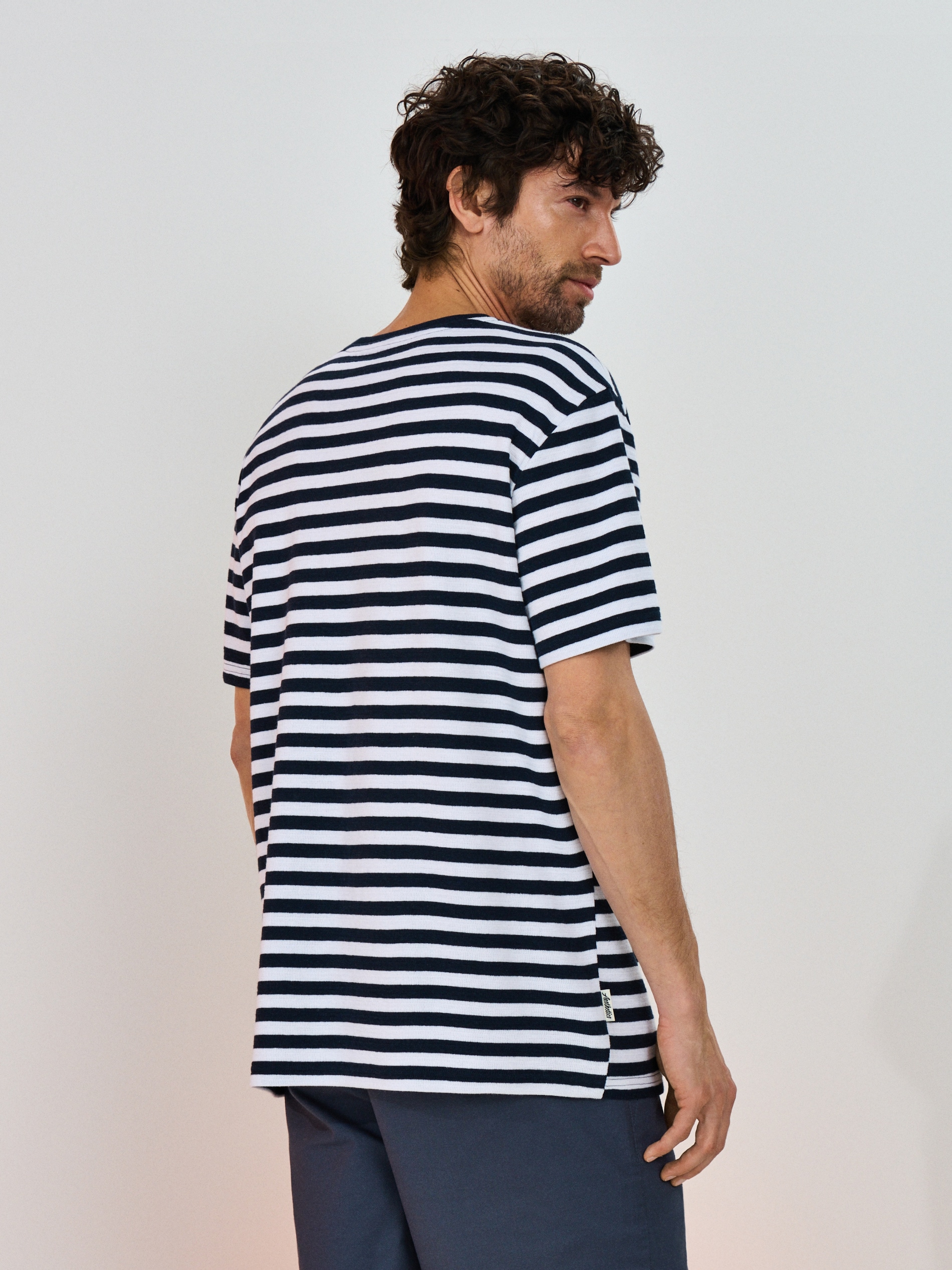 Bawełniana koszulka w paski