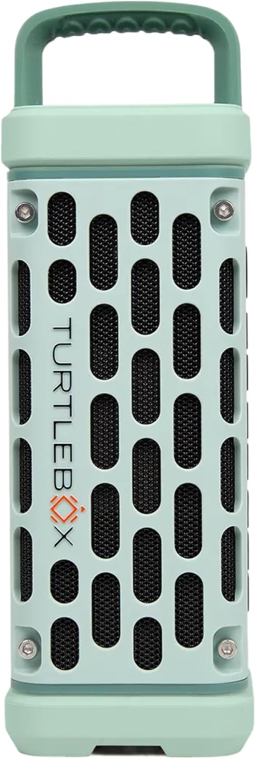 Turtlebox Ranger: Loud! Outdoor Portable Bluetooth 5.4 Speaker | Rugged  Waterproof  Ultra-Portable | Plays to 105db  Deep Bass  Shockproof  Unlimited Pairing for Full Stereo Experience  River Rock