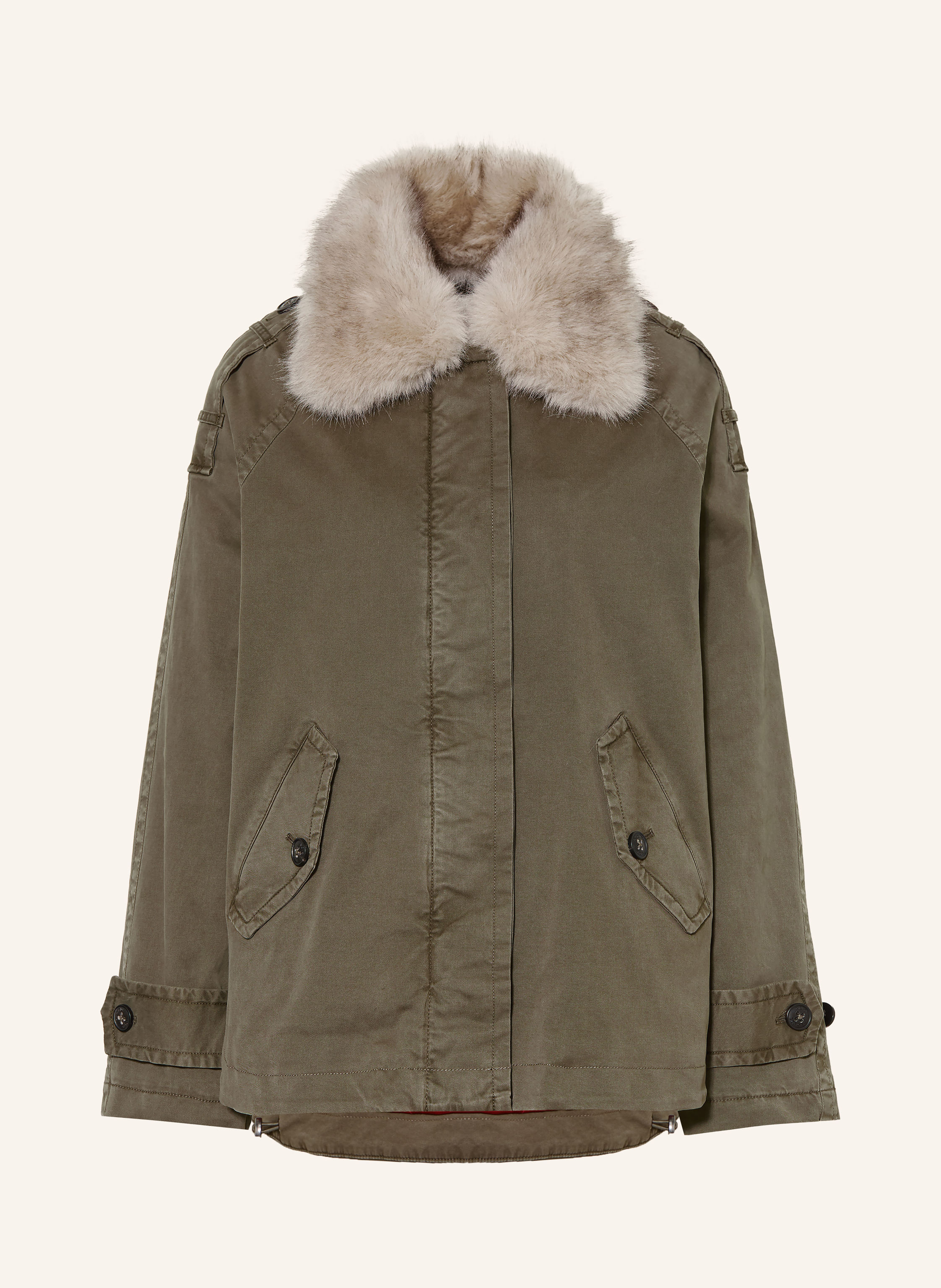 BLONDE No.8 Jacke NATI 316 mit abnehmbarem Kunstfell