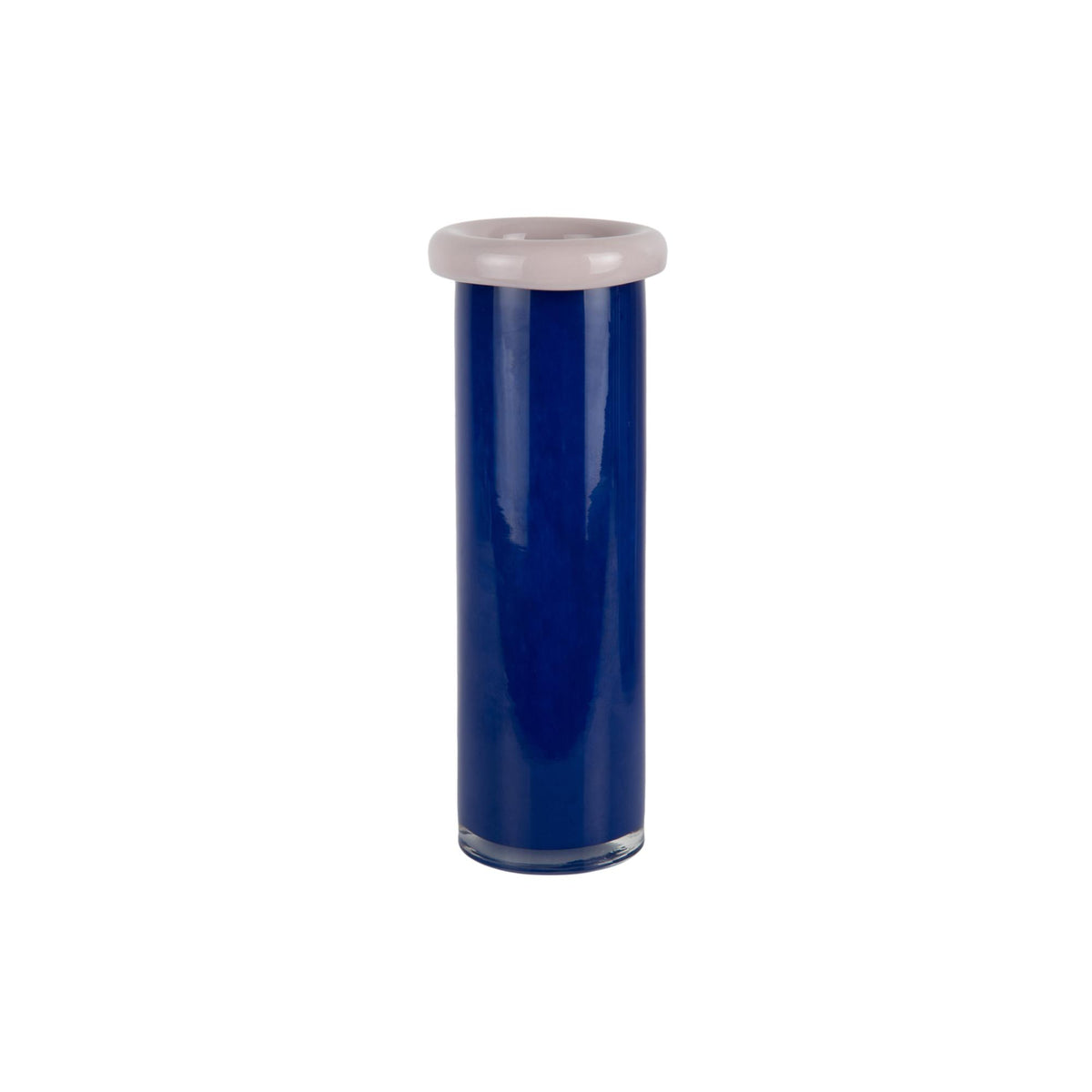 Present Time vaas Plegado XXL - blauw - Ø12cm