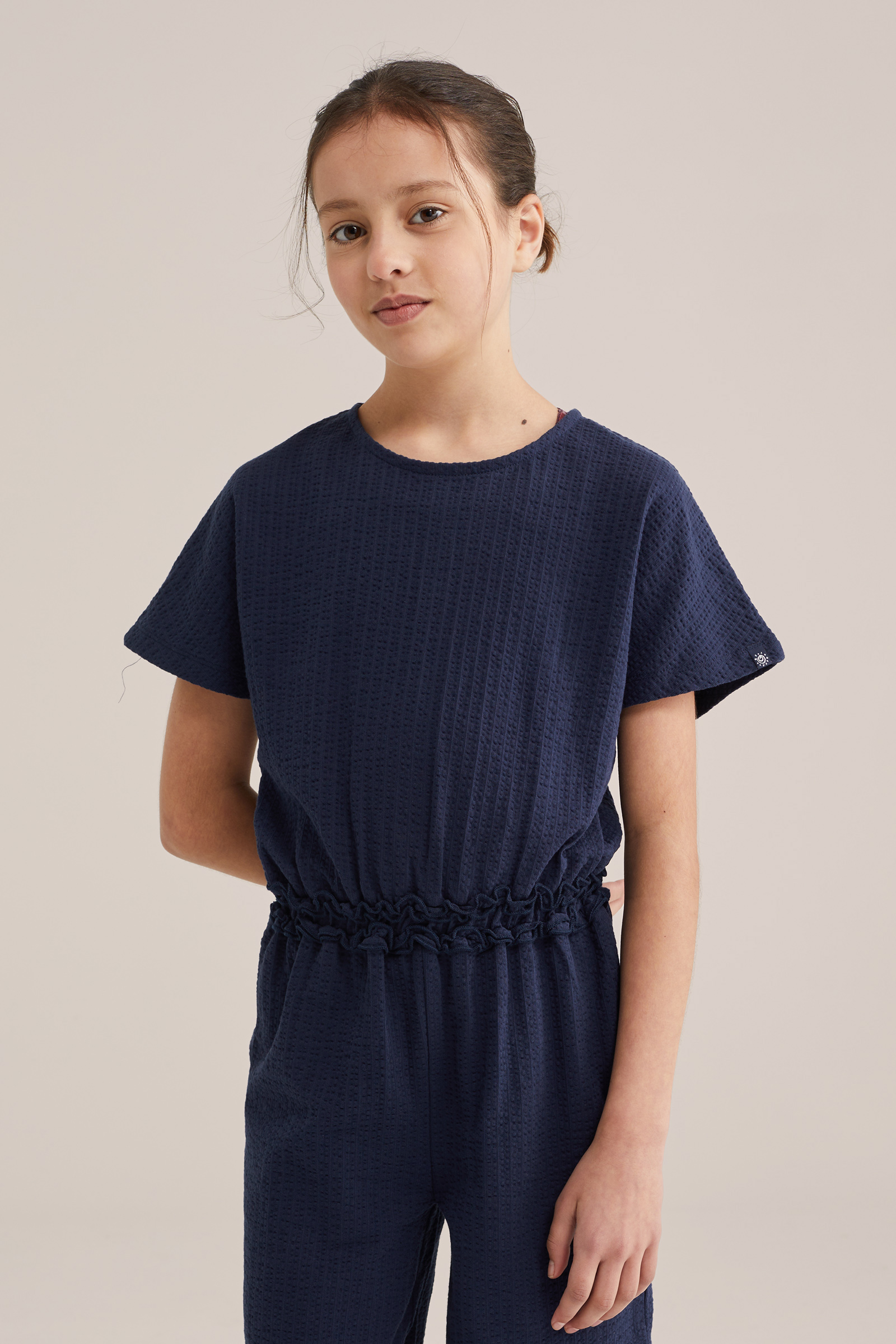 Meisjes jumpsuit met stretch