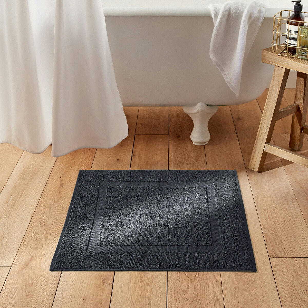 Tapis de bain uni éponge 700 g/m², Scenario
