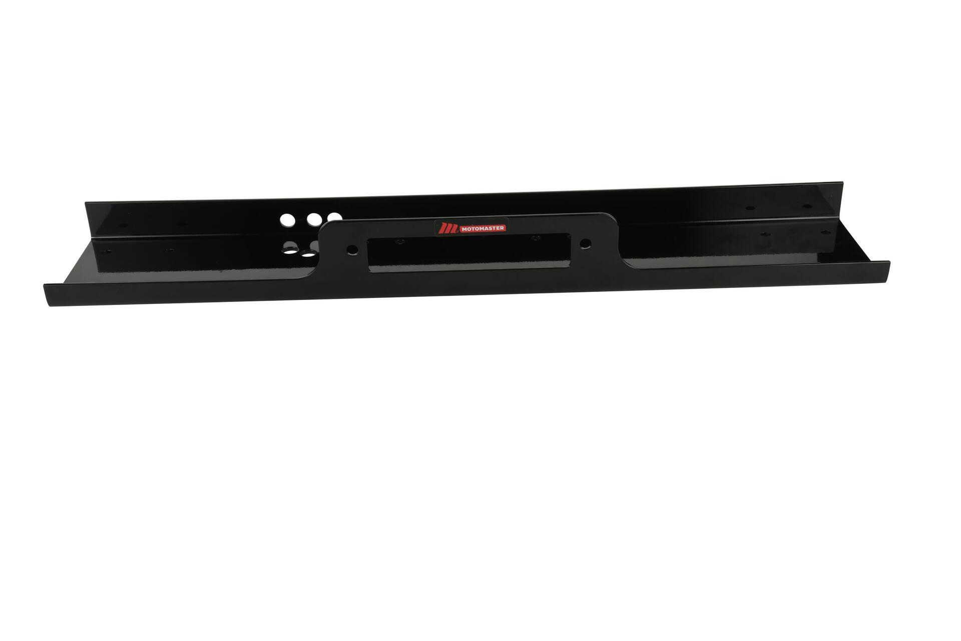 MotoMaster Steel Mounting Plate, 9000-12,000-lb, Black