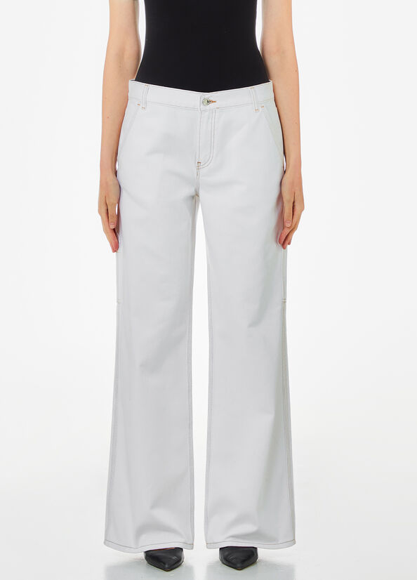 Pantaloni flare a vita bassa