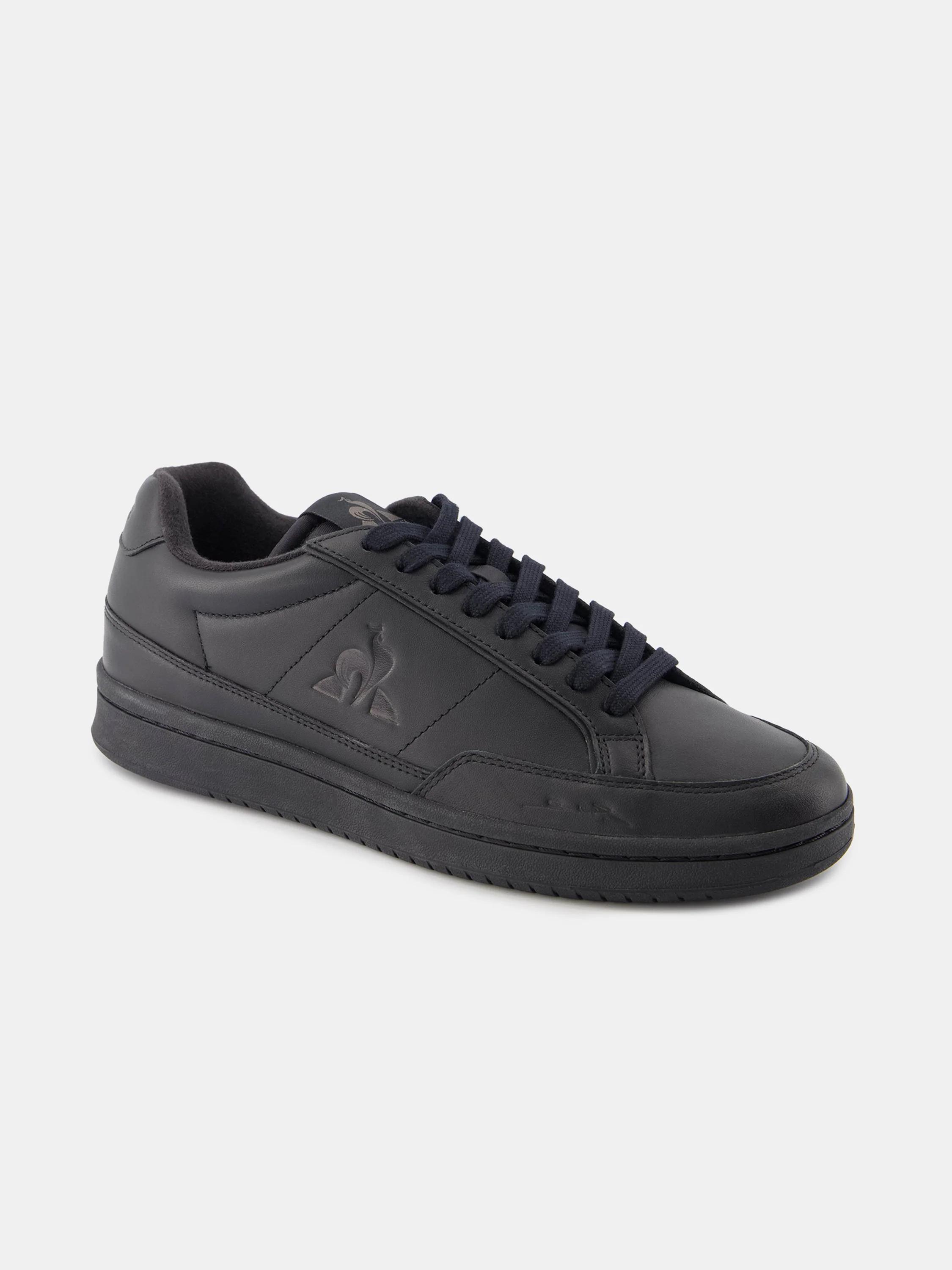 Basket de ville en cuir et suede Noah