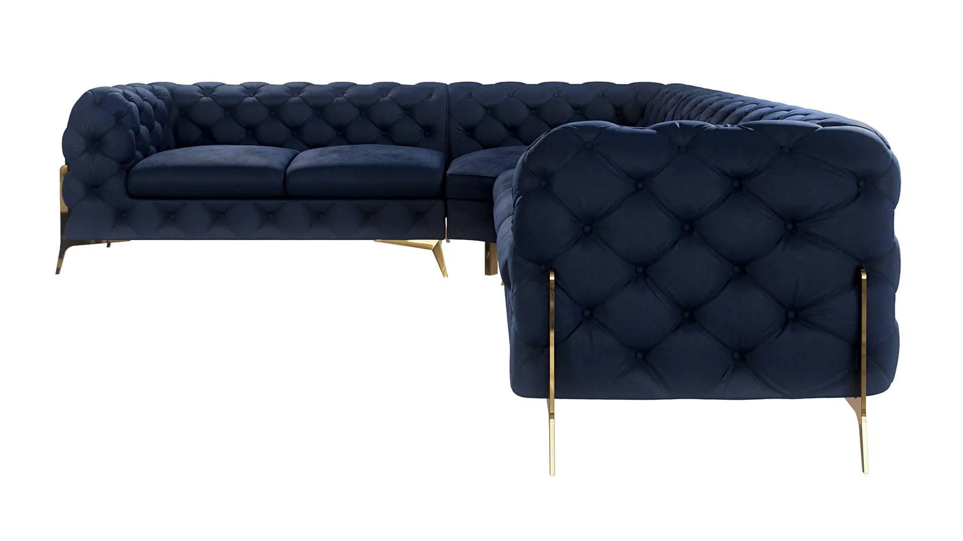 5-zitshoekbank Chelsea links velvet
