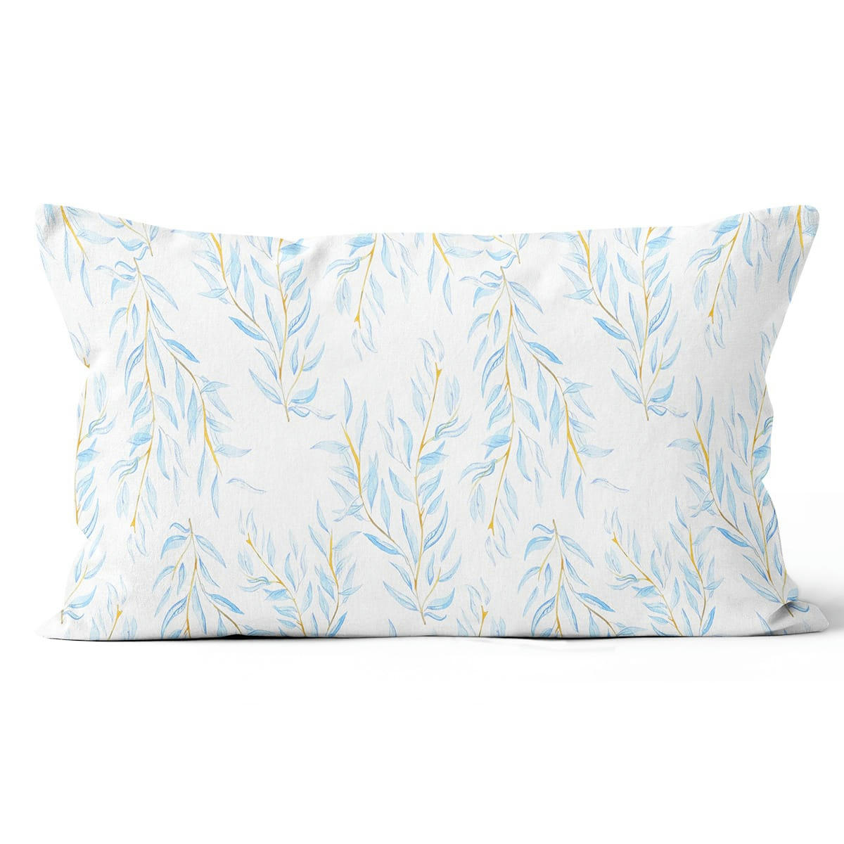 - Coussin dessin polyester bleu 40x60cm