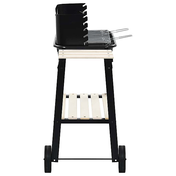 Barbecue au charbon de bois avec roulettes vidaXL