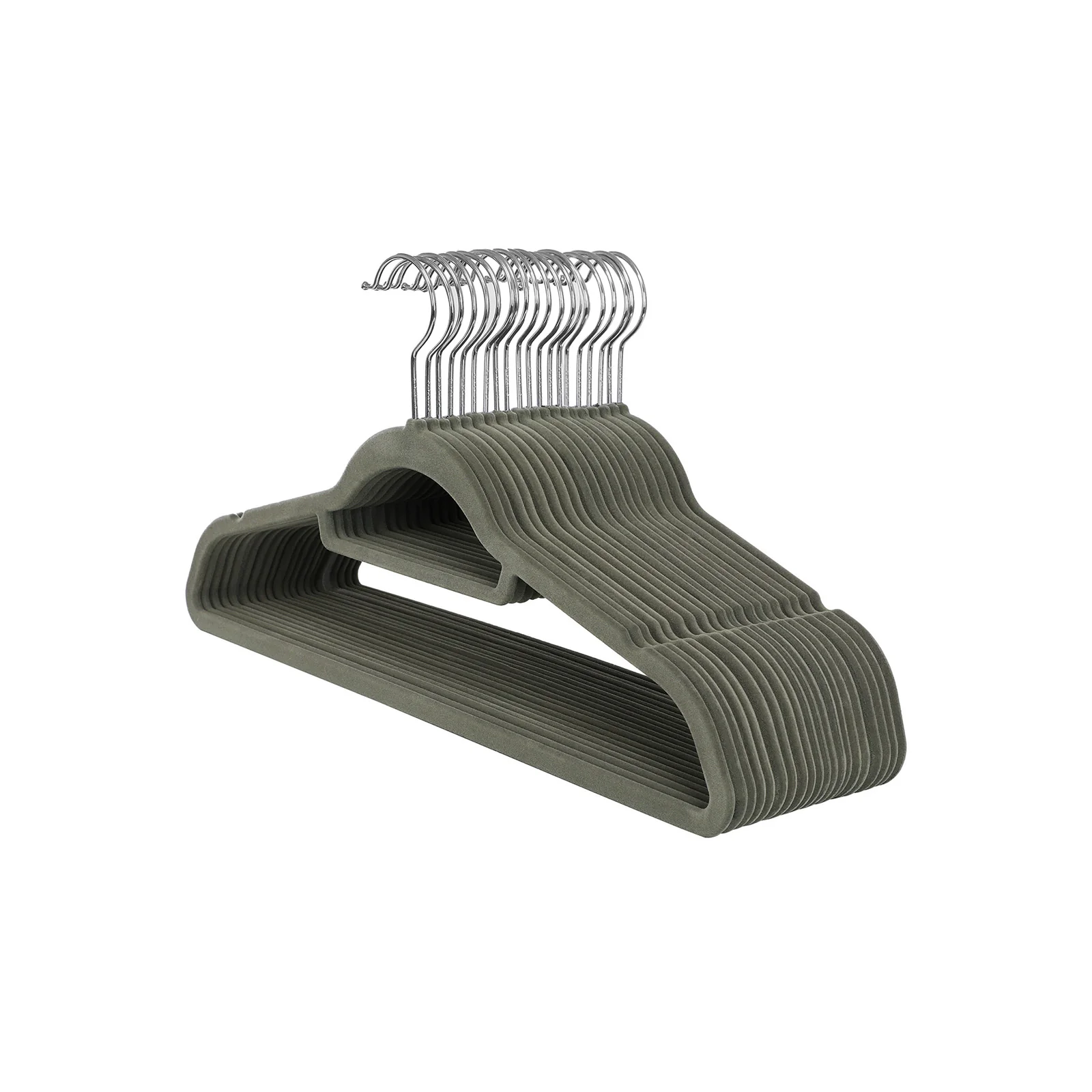 20 Cintres en velours pivotant antiglisse