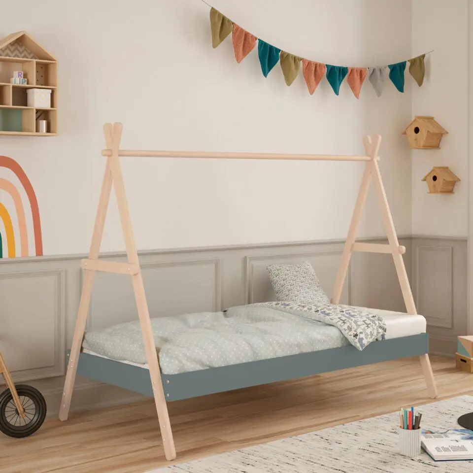 Calicosy - ELIOTT Bed - Naturel - 104,5x209,4x160 cm