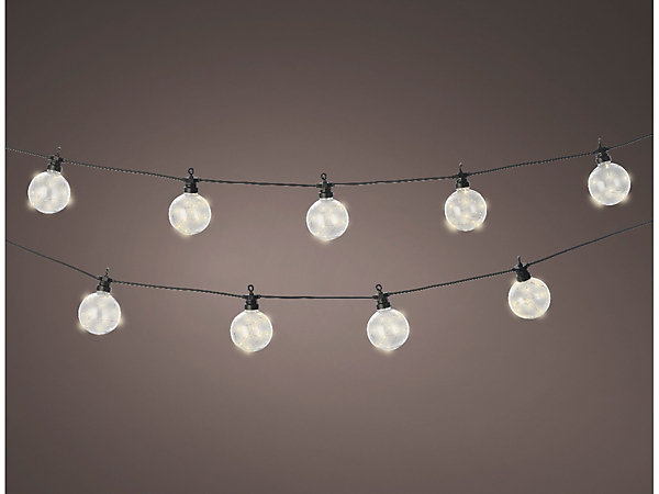 Guirlande lumineuse guinguette électrique LED 10 ampoules 2,70 m