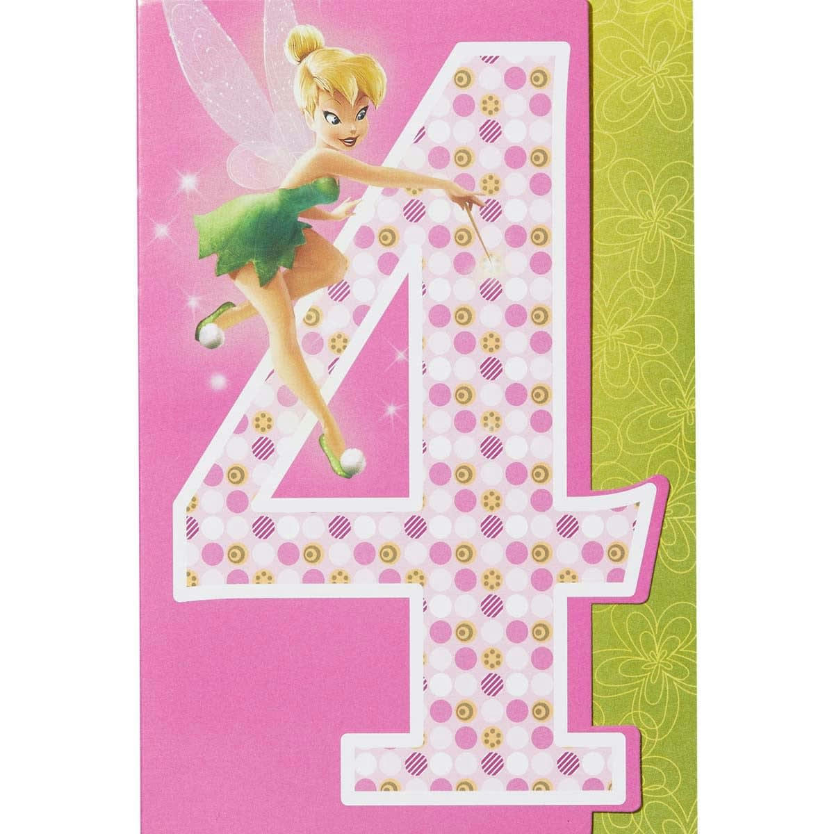 - Carte Anniversaire 4 Ans Fée Clochette