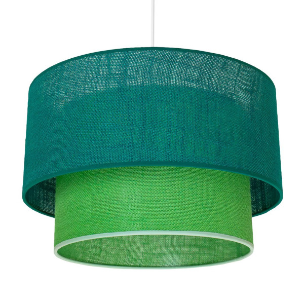 Lampa wisząca ciemno-zielona BUENO 1xE27x60W wym: 90x35x35 cm Milagro