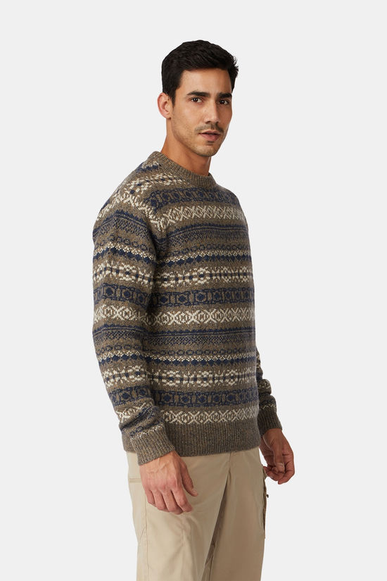 Ayacucho Coniston Fair Isle Crew Neck Trui