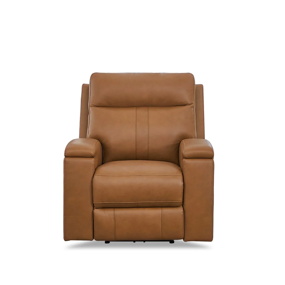 Hydeline Venice Zero Gravity Power Recline and Headrest Top Grain Leather Recliner with Cup Holder