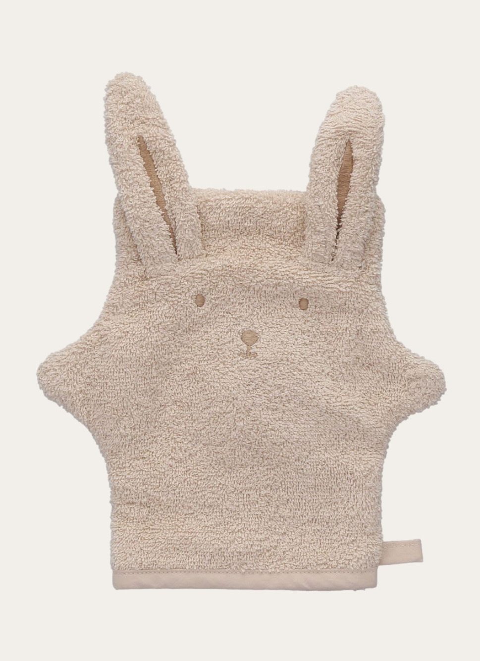 GANT DE TOILETTE LAPIN BLANC