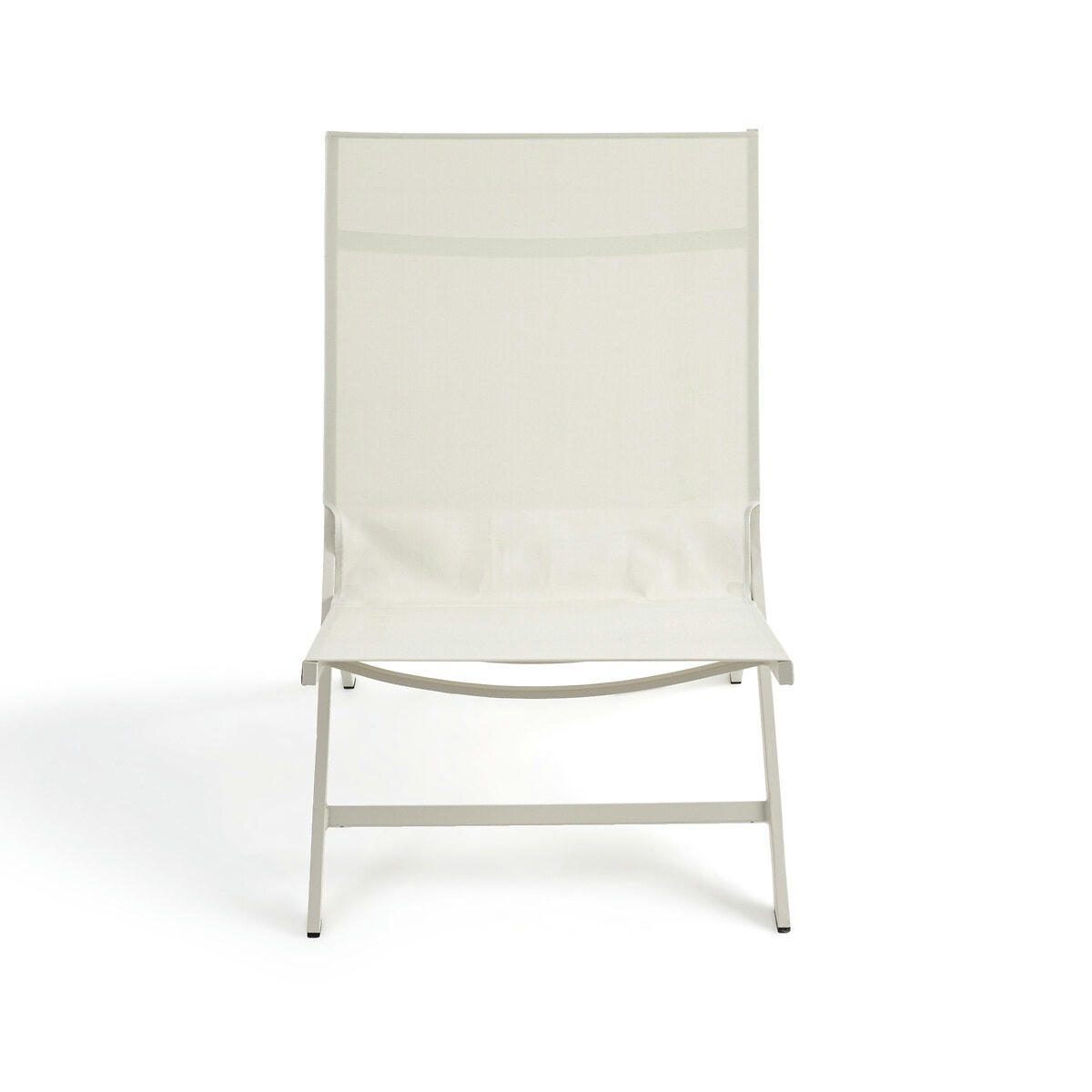 Chaise basse de jardin aluminium, Dola