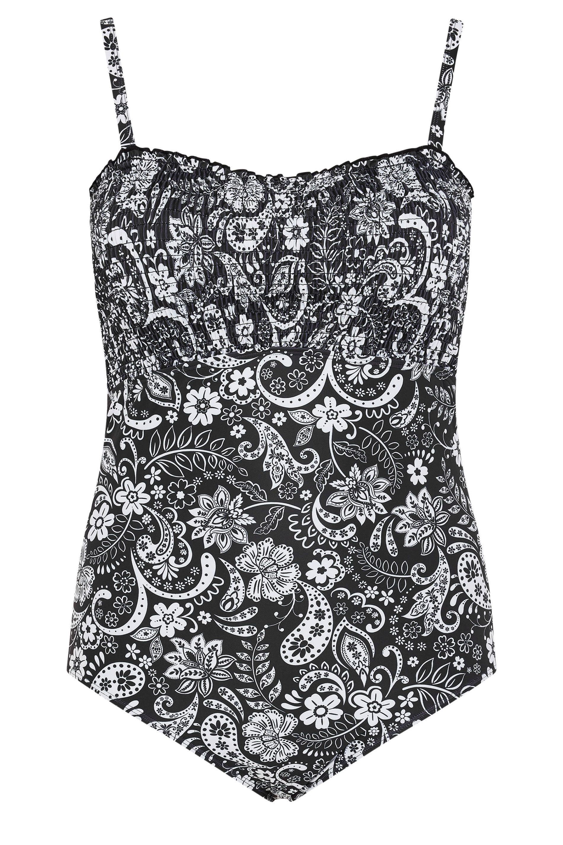 Yours Shirred Tummy Control Swimsuit