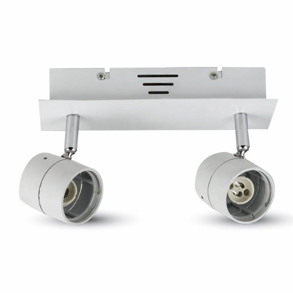 Kinkiet biały chromowany 789 2xGU10x35W wym:7,5x23x13,8cm IP20 V-TAC