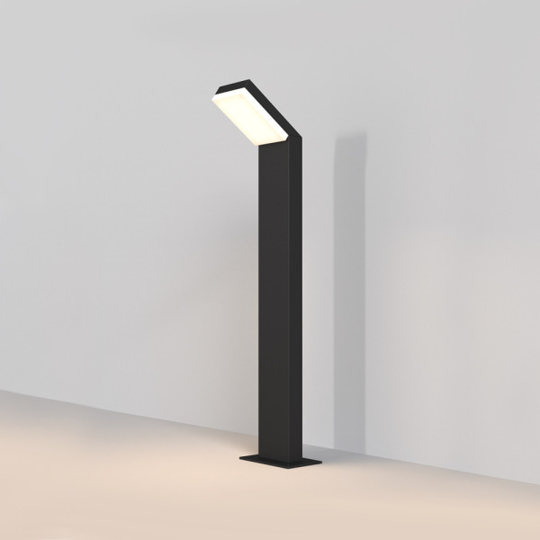 Lampa ogrodowa PASO wys:80 cm czarno-biała LED 1x12W 660lm IP54 Maytoni