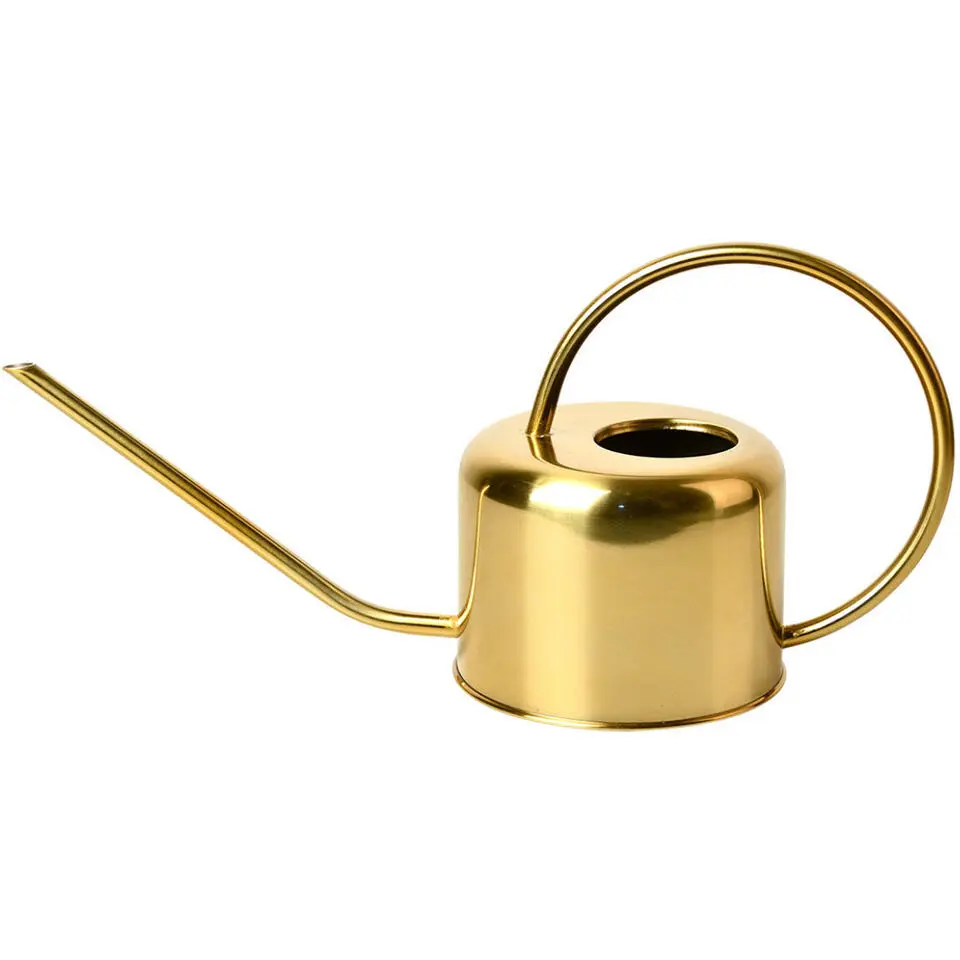 Gieter - goudkleurig - retro - 900 ml