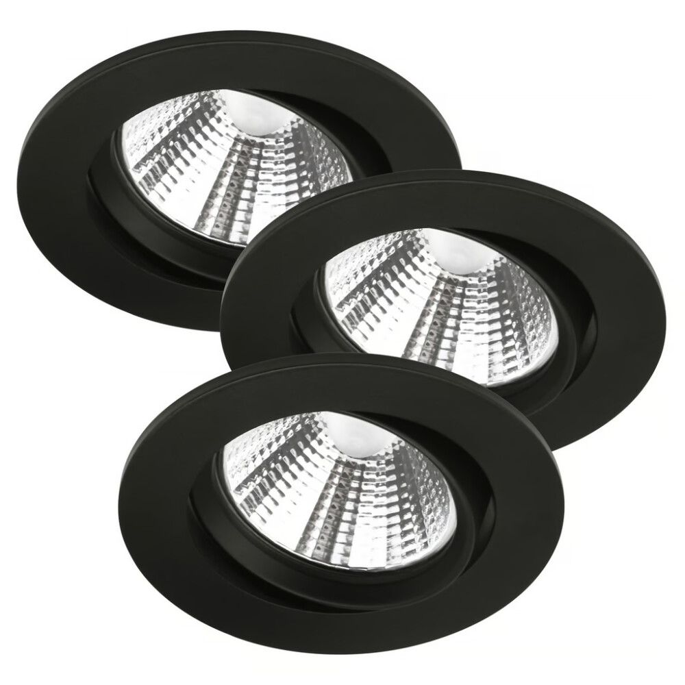 INNBYGGYGBINGSSPOT NORDLUX FREMONT 3 KIT 4,8W SVART