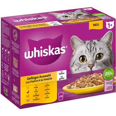 Whiskas 1+ Adult Pouches 12 x 85g