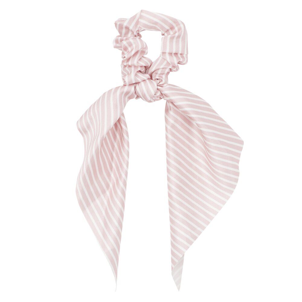 Chouchou ruban à cheveux en tissu rayé L29cm (4 modèles)