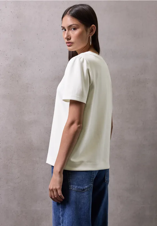 T-Shirt mit Puffärmeln