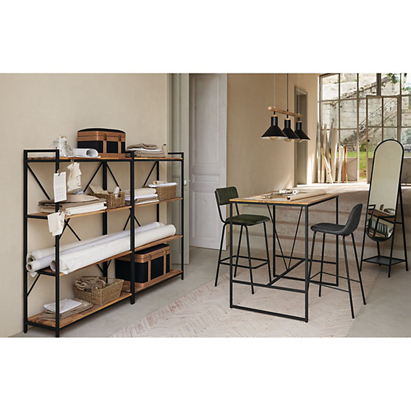 Etagère Edena avec structure en métal - 4 étages