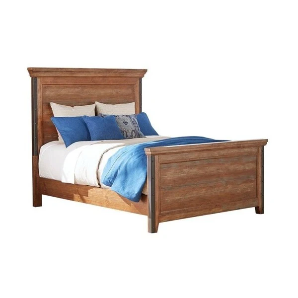 Taos Canyon Brown King Panel Headboard
