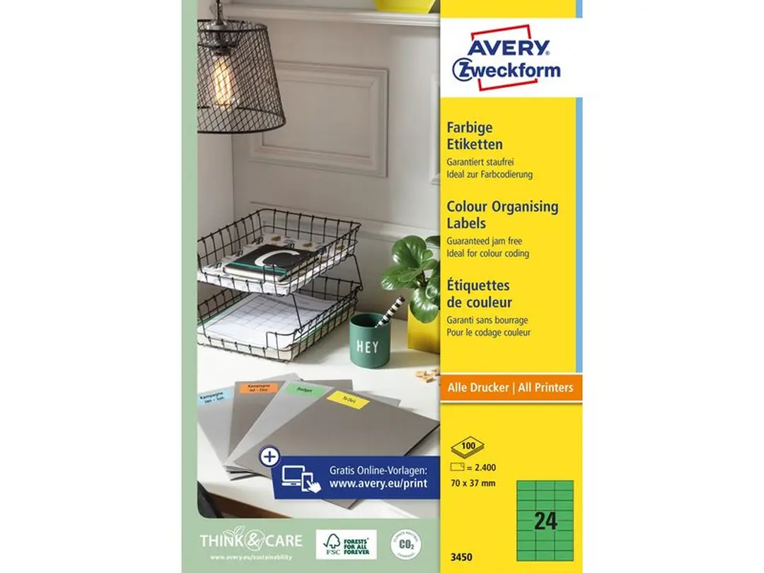 Etiketten 100er-Set Universal-Etiketten 3450