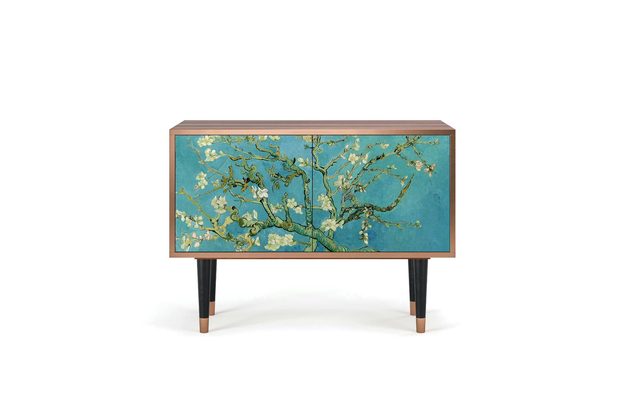 ALMOND BLOSSOM BY VAN GOGH - Buffet bas  bleu 2 portes L 94 cm