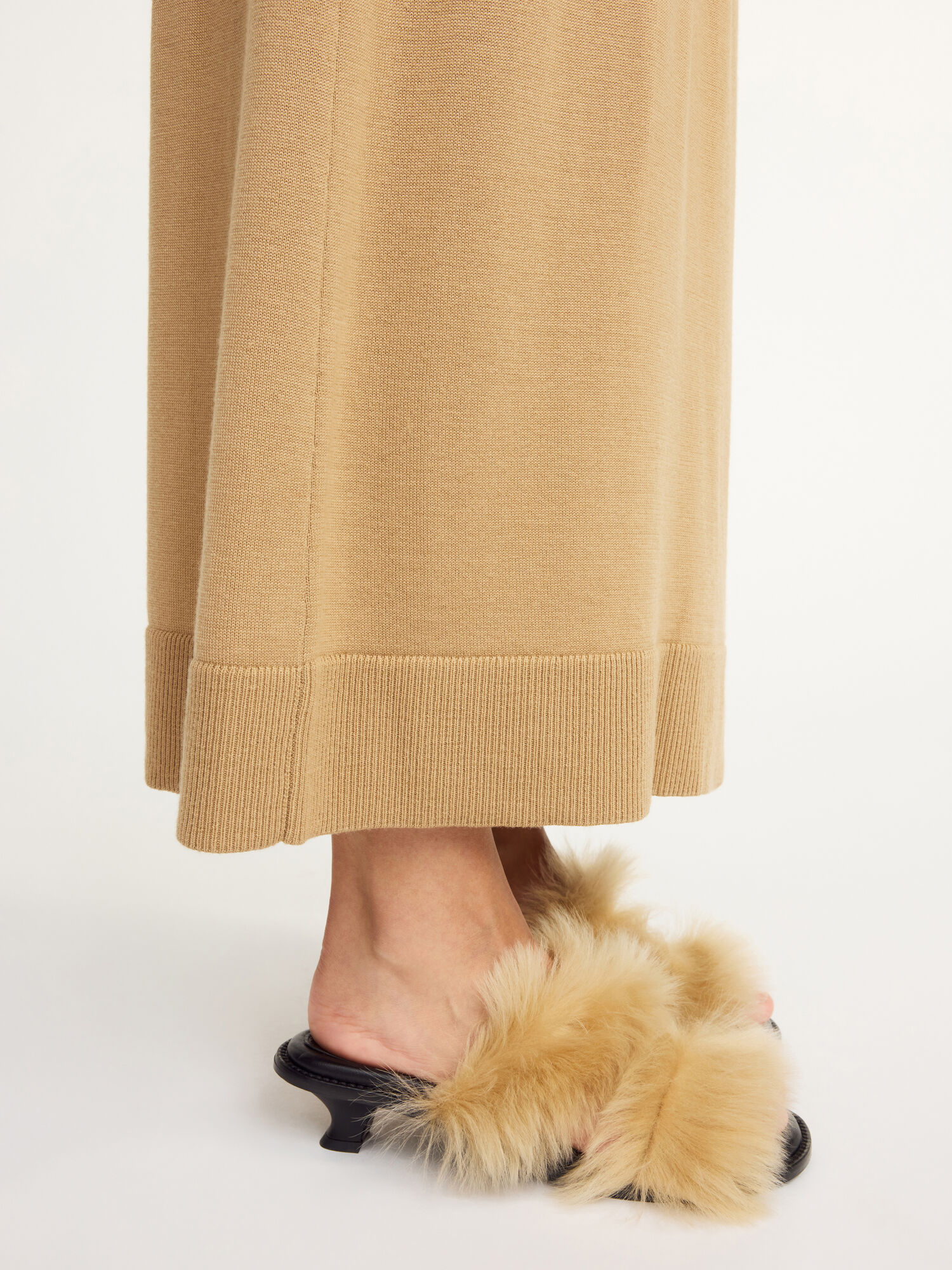 Tianna sandaler i shearling