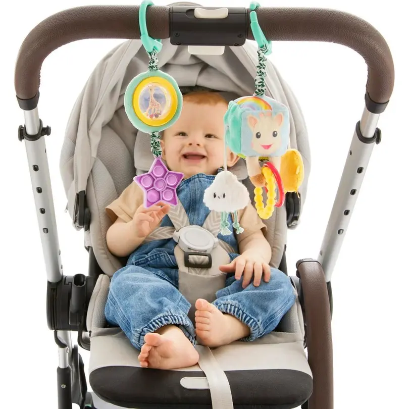 Kinderwagenanhänger 2er-Set Sophie la girafe