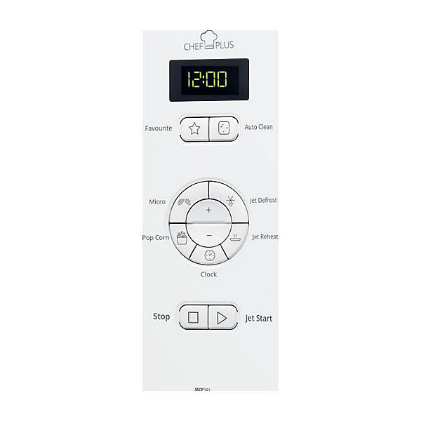 Micro-ondes monofonction - WHIRLPOOL - MCP341WH - 25 L - 800 W - Pose libre