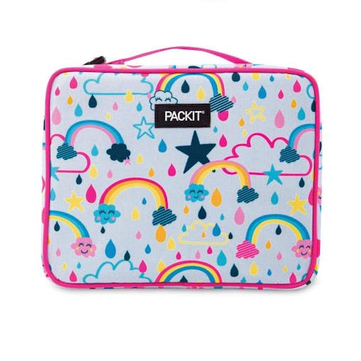 PackIt Classic Cooler Lunch Box Bag Freeze and Go - Rainbow Sky