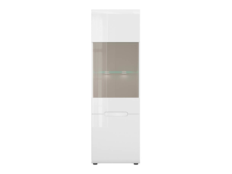 Witryna Azteca Trio 60 cm z 2 drzwiami biały połysk