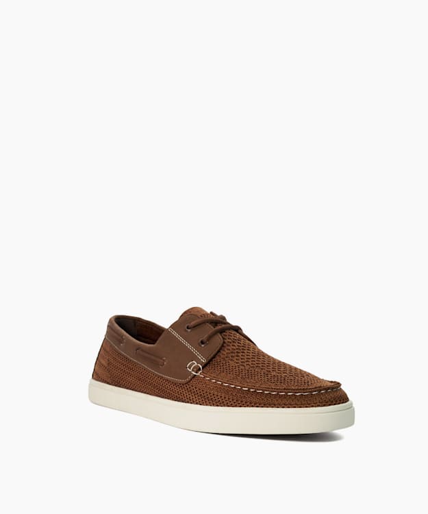Blaizers Tan - Knitted Boat Shoes