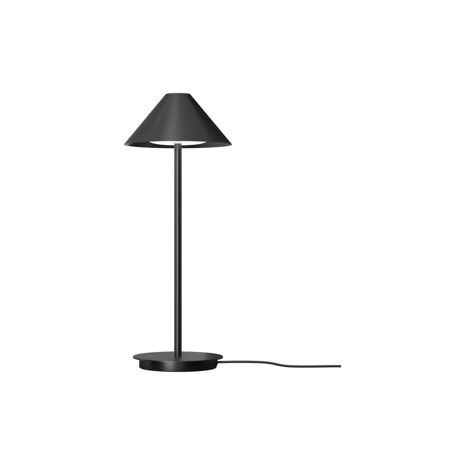 Keglen bordlampe, sort