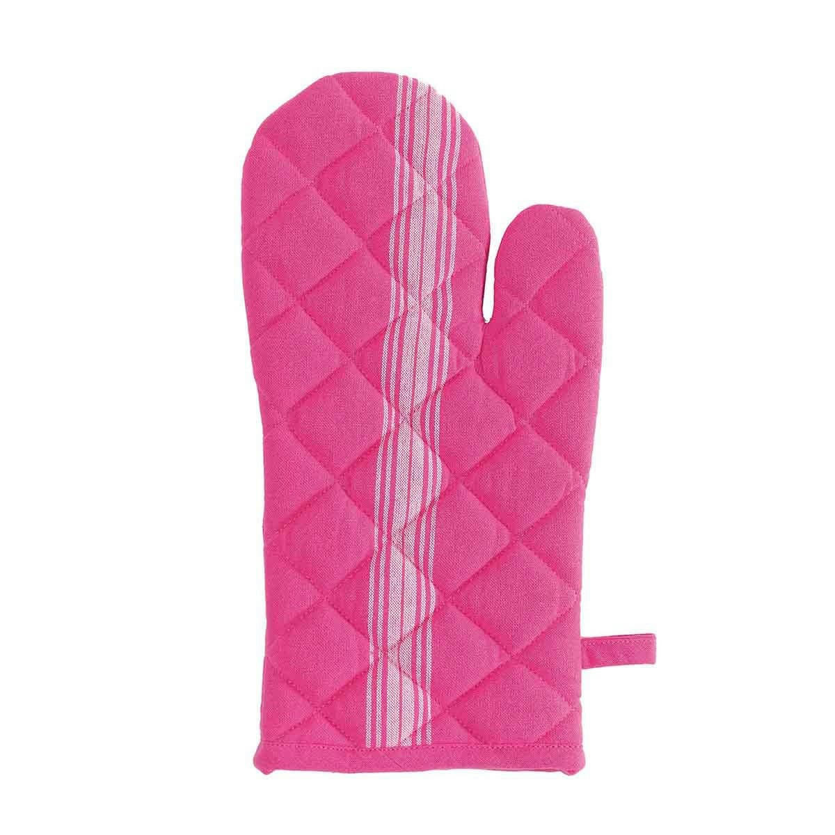 SKANDLIFE - Gant à four  rose indien 17x33 cm