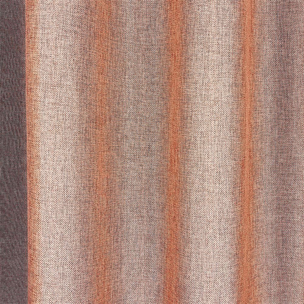 Rideau polyester 140x260cm terracotta