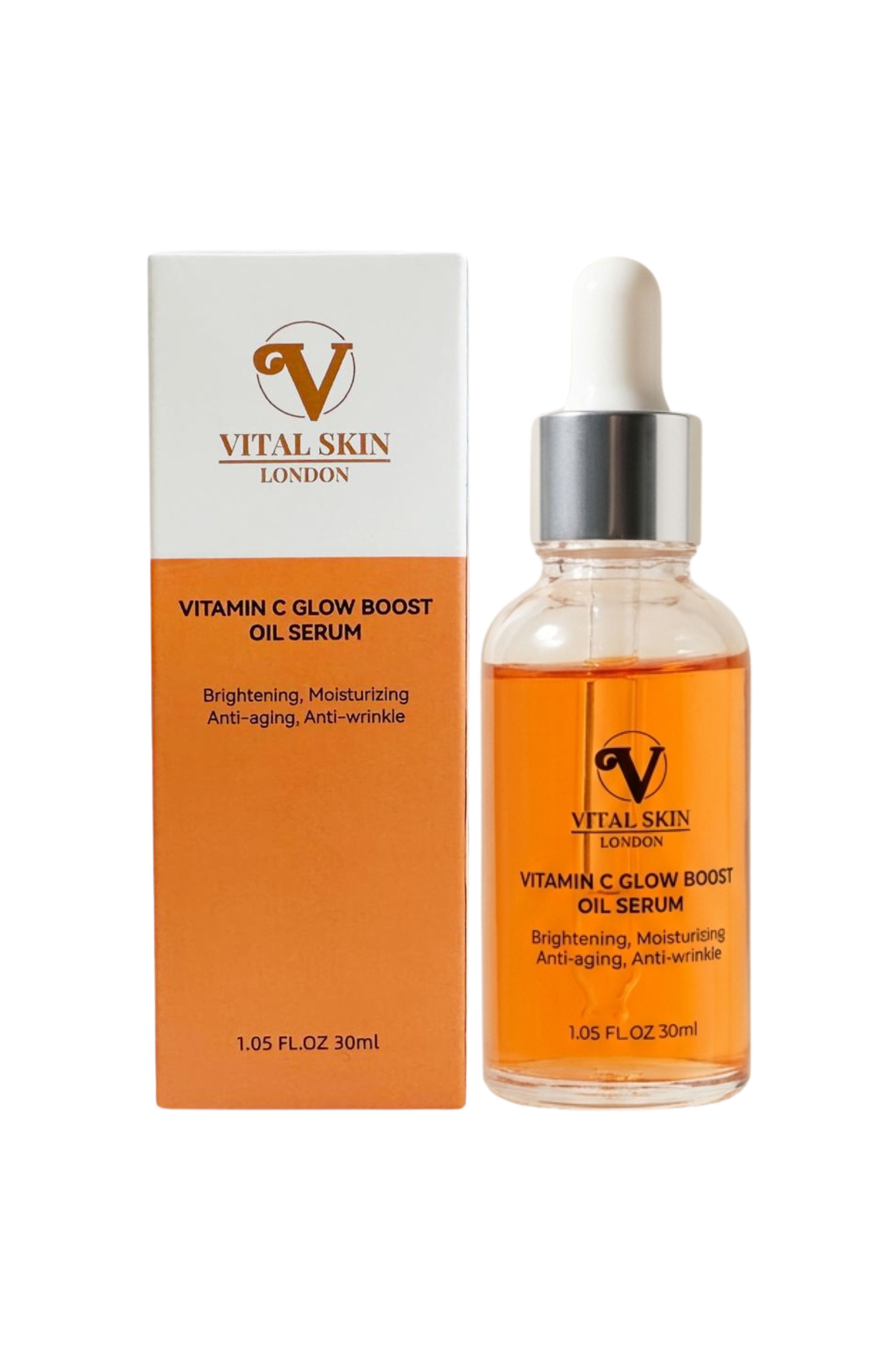 Vital Skin London Vitamin C serum for Skin Glow 30ml with licorice root extract