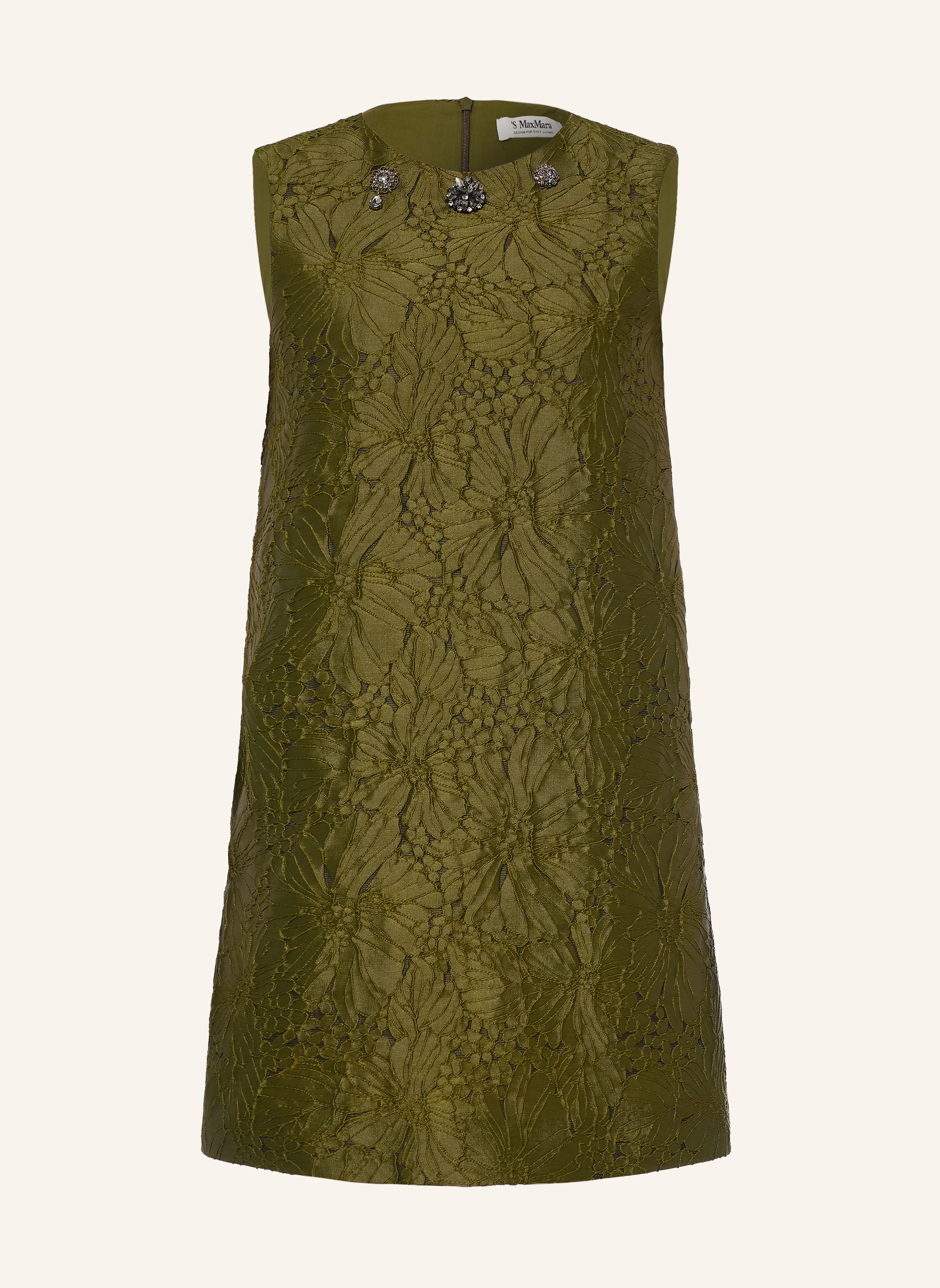 S Max Mara Cocktailkleid AFFARI mit Schmucksteinen