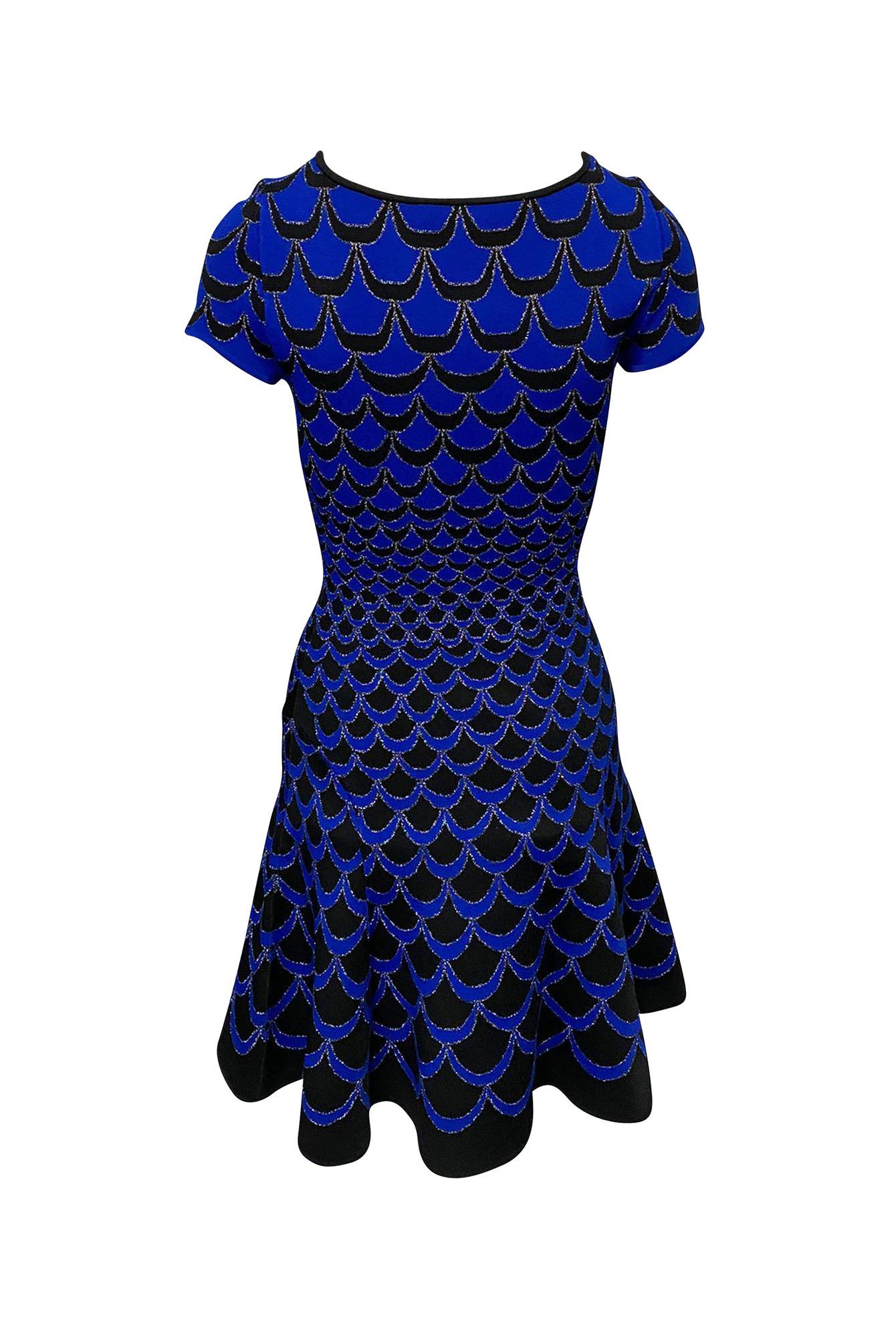 Diane Von Furstenberg Preloved Alina Dress in Blue Rayon