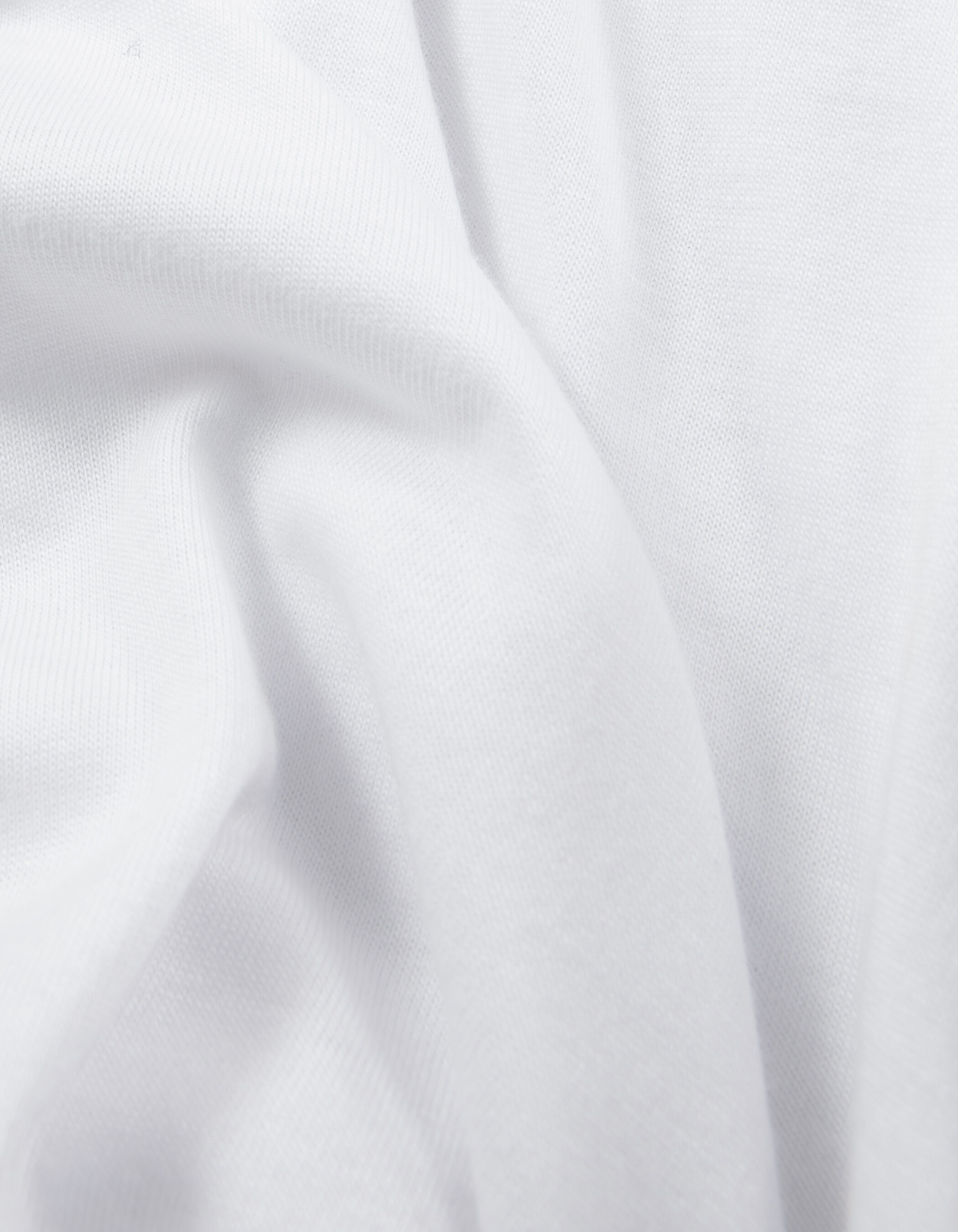 T-shirt blanc coton modal Homme