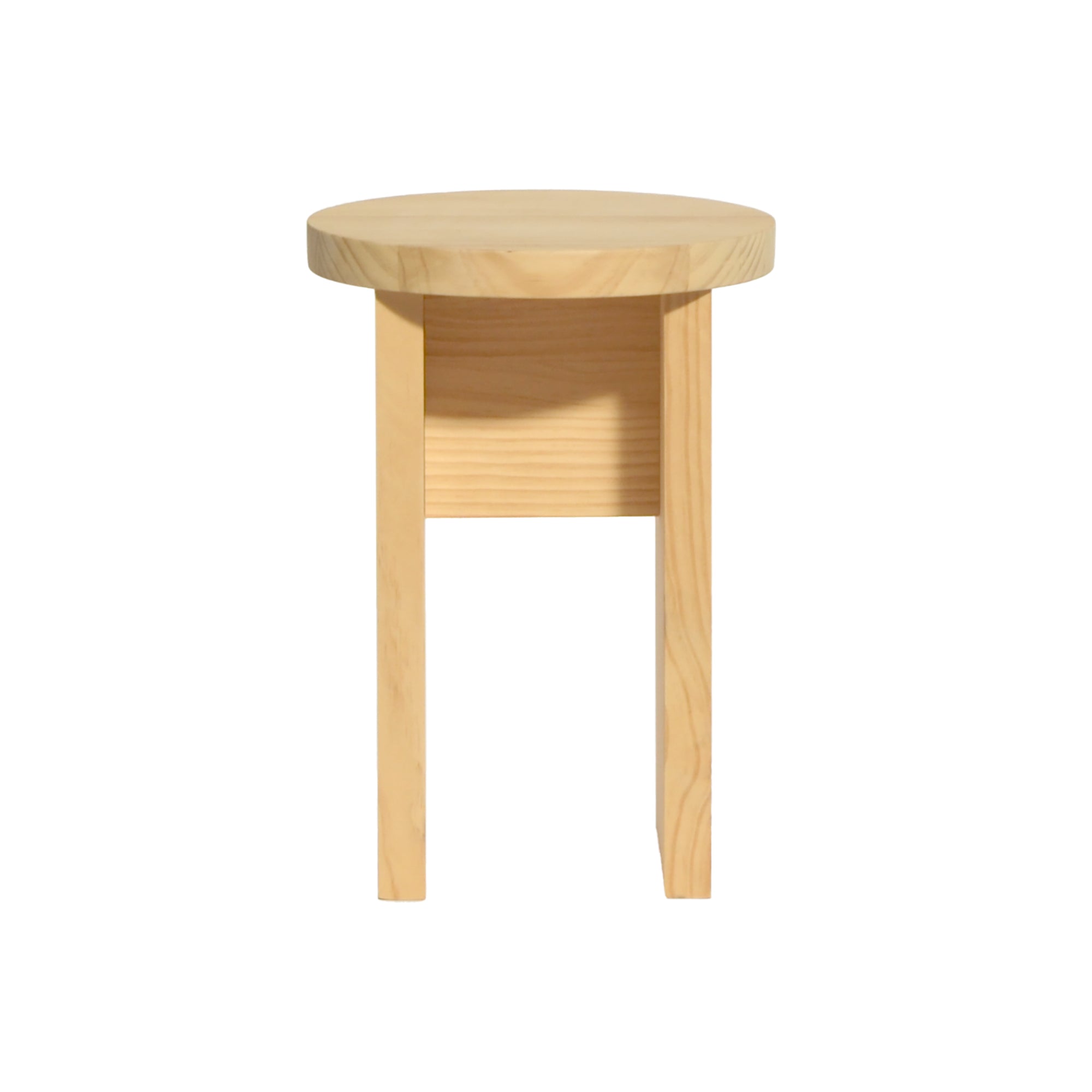 Naan Furniture Kruk Calpe - Ongelakt massief grenen - 30 x 42 cm