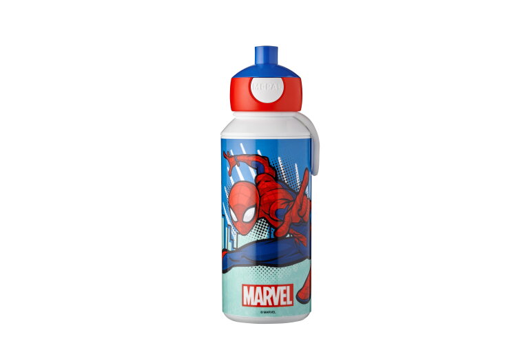 drinkfles pop-up campus 400 ml - spiderman