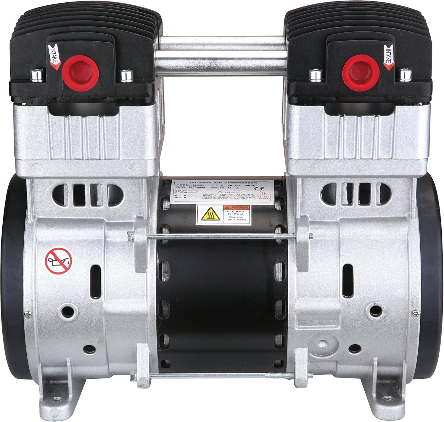 The air compressor motor with high power, silent operation and no oil required(1.0 Hp)