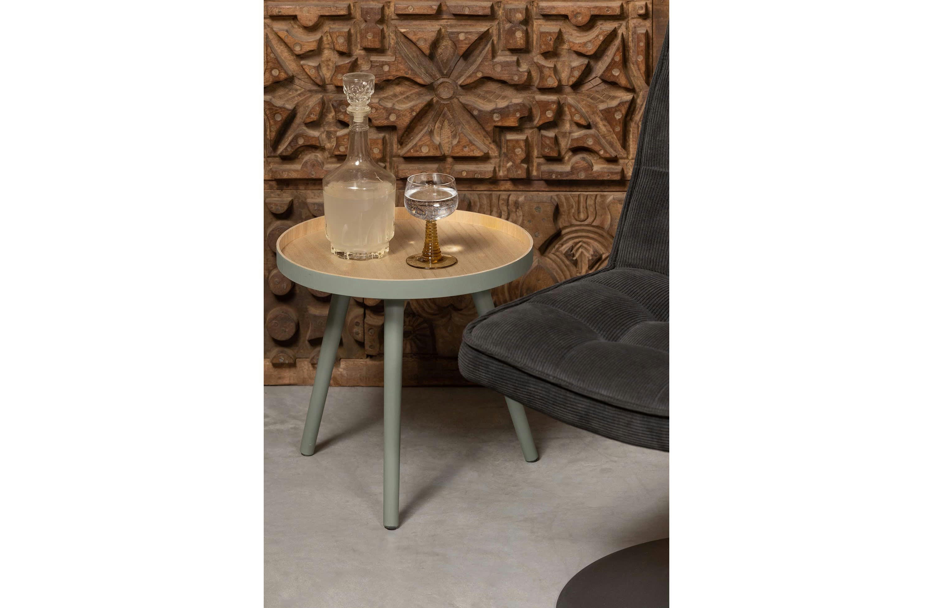 SASHA - Table basse en bois verte